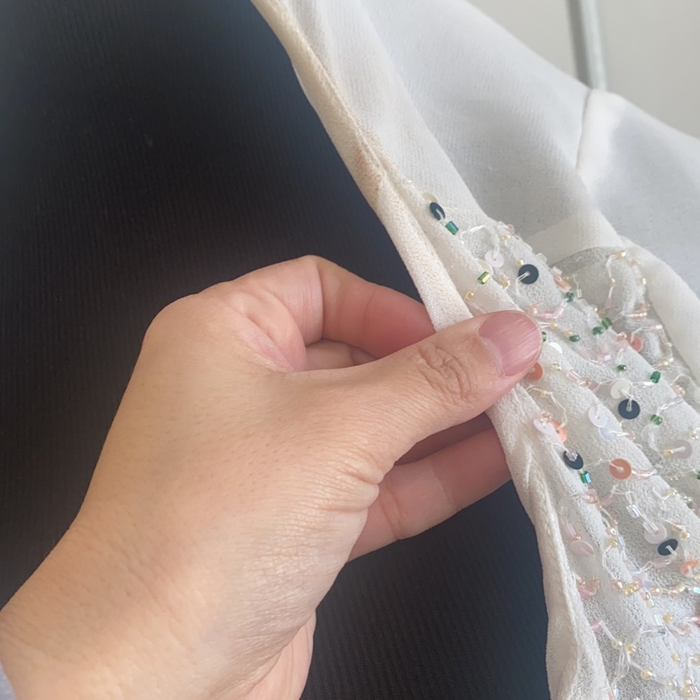 Azel Hazel Sequined Bomber Jacket - image 3